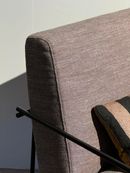 poltroncina Kyo con braccioli metallo nero photo 4