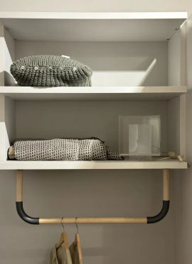 NIDI libreria Canapa  Loop con appendiabiti legno 