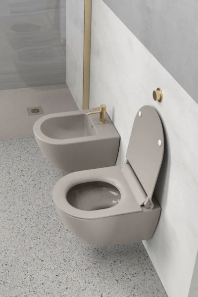 Sanitari Gsi Pura sospeso tortora  photo 0