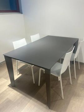 Bontempi - Tavolo Cruz 160 x 90 in superceramica allungabile