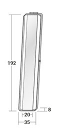 Specchio Bamboo Flou Natevo photo 1