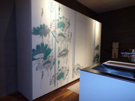 Cucina con isola Artematica Vitrum