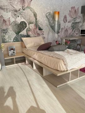 LETTO MONTREAL E COMODINO LOTUS - DOIMO CITYLINE