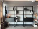 Libreria Aline alluminio nero photo 1
