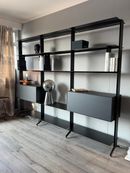 Libreria Aline alluminio nero photo 9