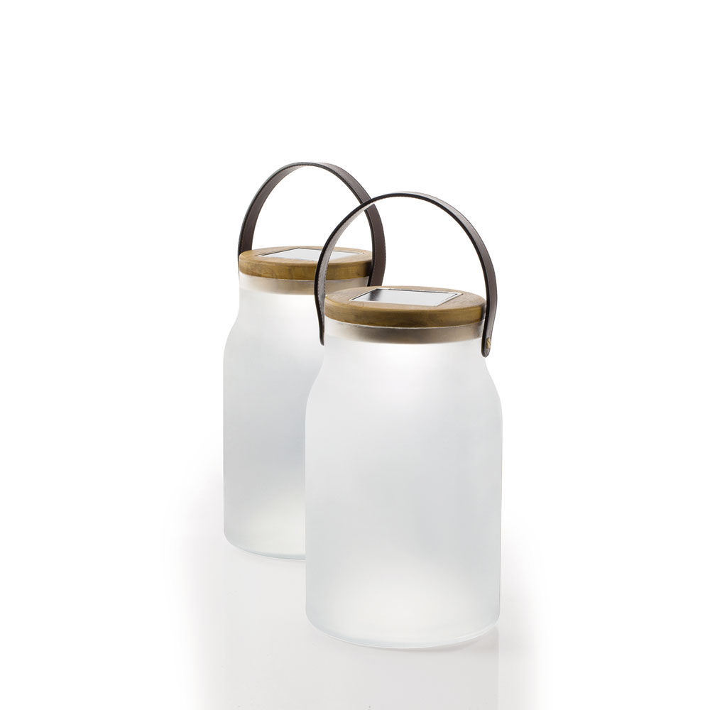 Glass Jar With Bamboo Lid, Hobby Lobby