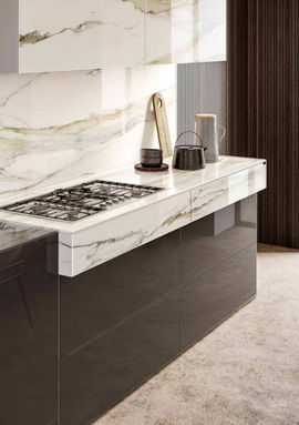 Küche 36e8 Marble XGlass