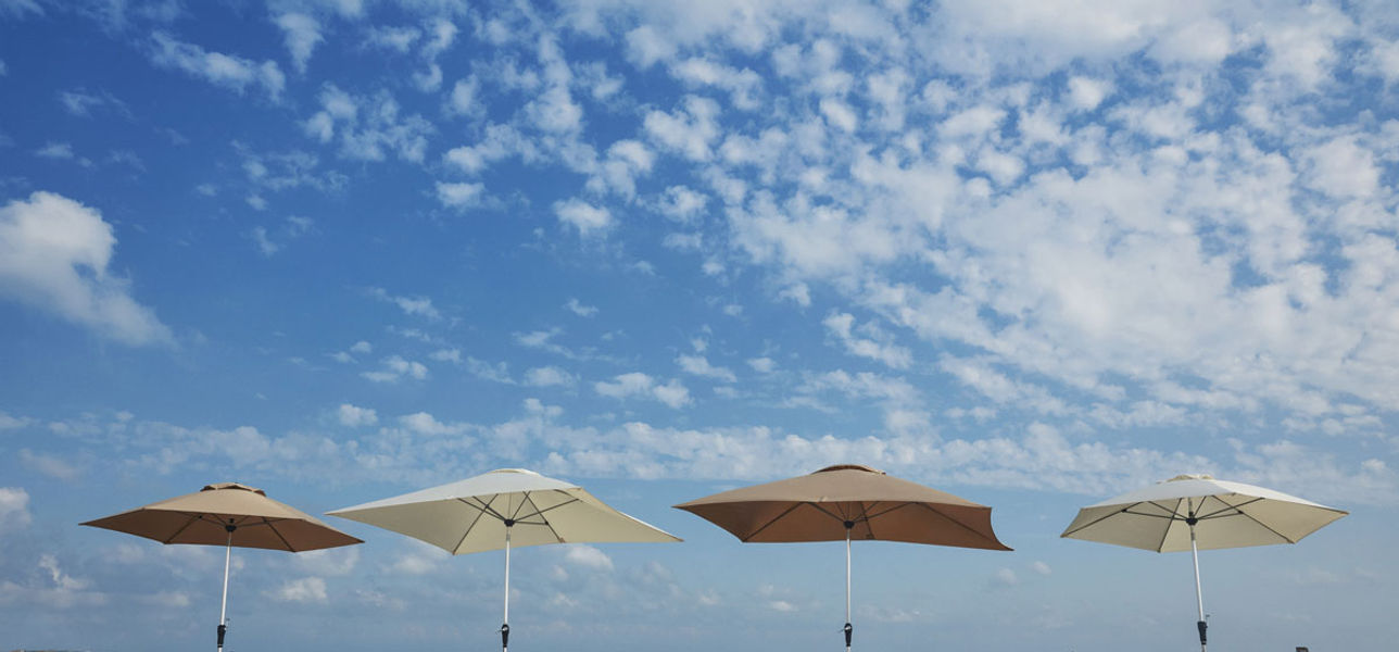 Garden umbrella Lipari photo 4