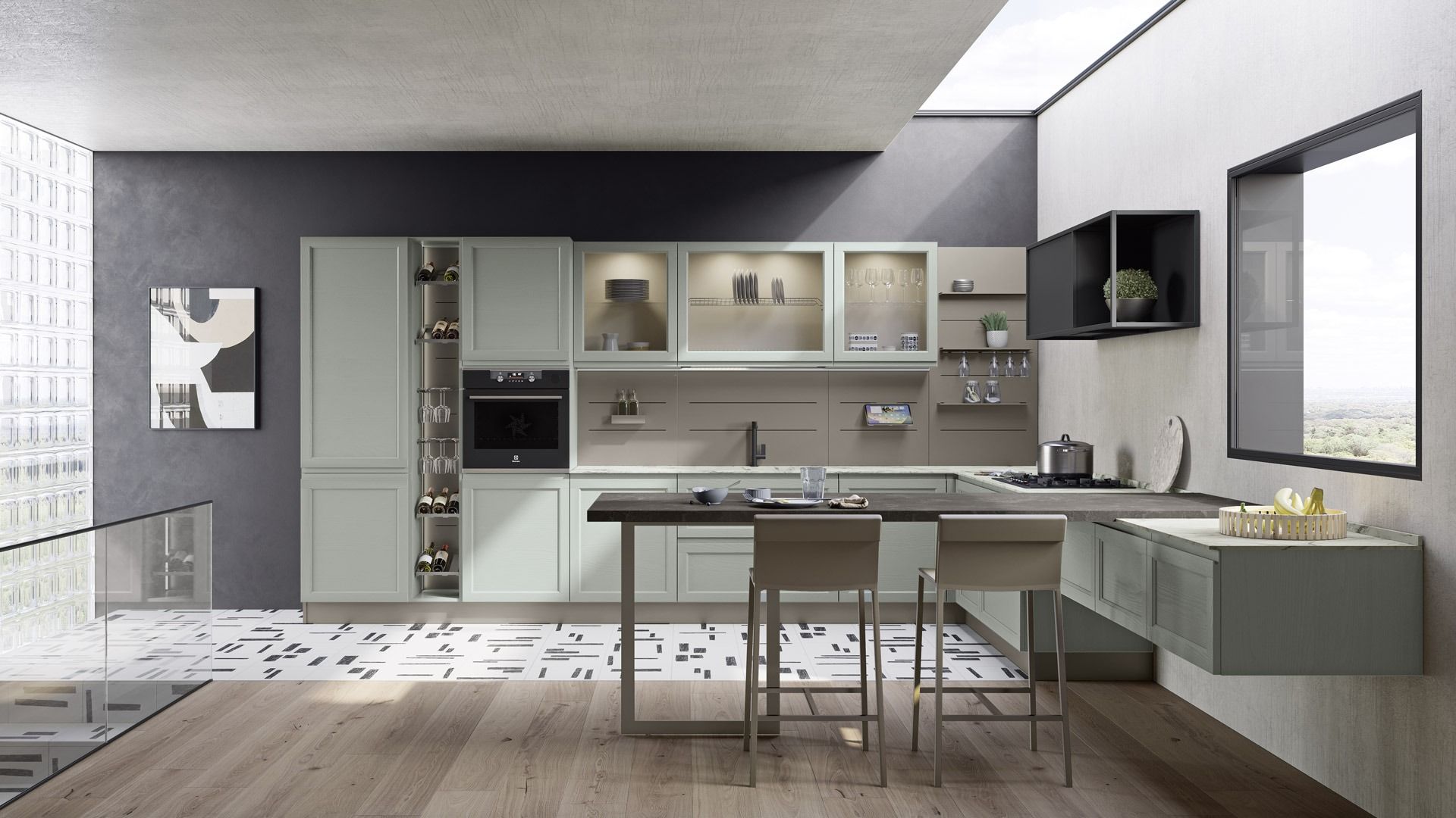 Cucine Classiche Lube Sgabelli Cucina Essenza Di Lube: La Cucina