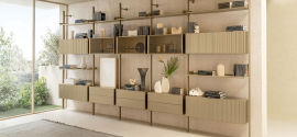 Modulare Bücherregal Techwall
