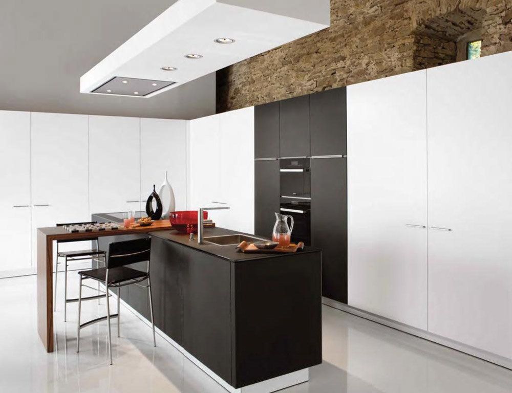 Kitchen Home Office Black & White