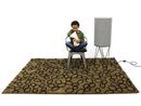 Tapis Ovo Brown photo 0