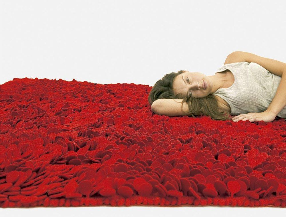 Rug Roses Red 