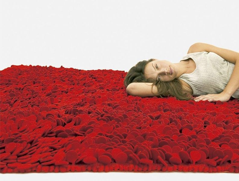 Rug Roses Red  photo 0