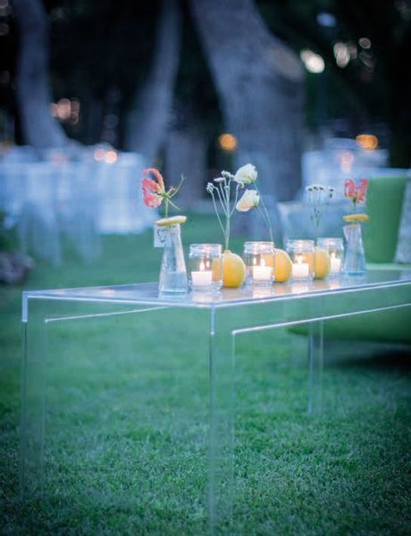 Console Table Invisible Side photo 2