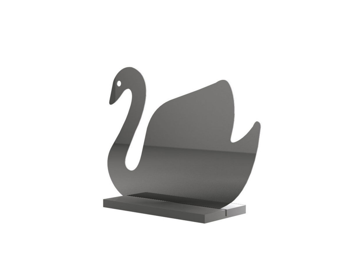 Statuetta Swan Shape