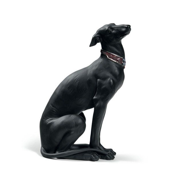 Statuetta Attentive Greyhound Dog  photo 0
