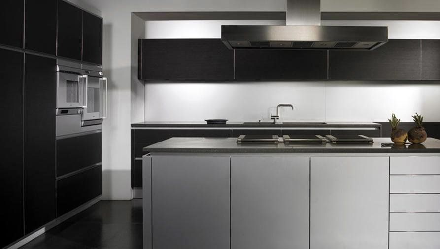 Kitchen Modern Basalt Aluminium