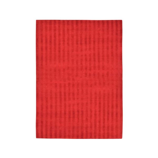 Rug Vertical Stripes Red photo 0