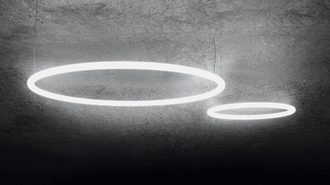 Lampada Alphabet of light circular photo 0