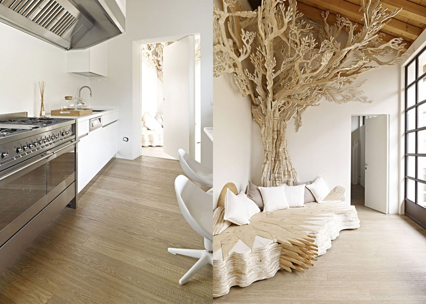 Cucina e zona relax