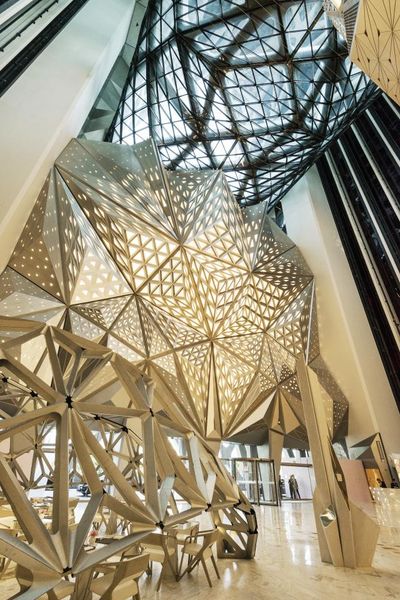 La copertura del Morpheus Hotel