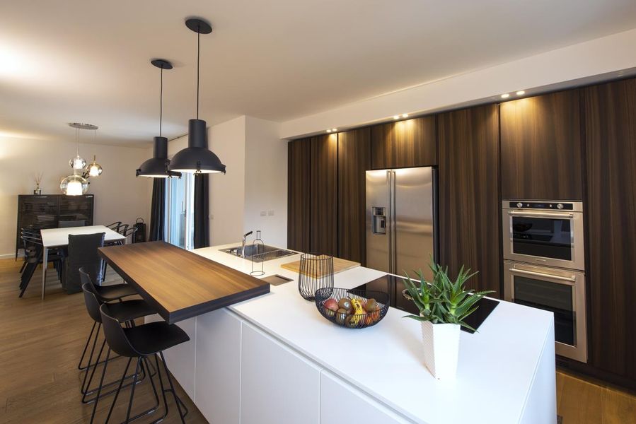 Cucina con isola.