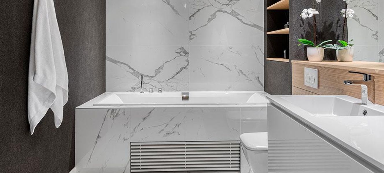 Spa with sauna – Marmoker Statuario Grigio