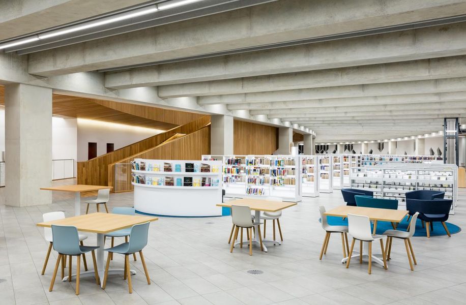 New Central Library - Cemento Grigio Rasato