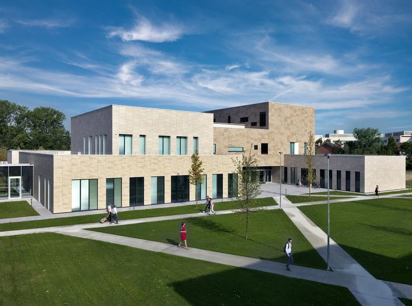 Humanitas University Campus Façade. Photo: Andrea Martidonna