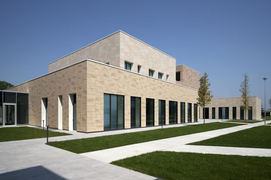 Humanitas University Campus Façade. Photo: Andrea Martidonna