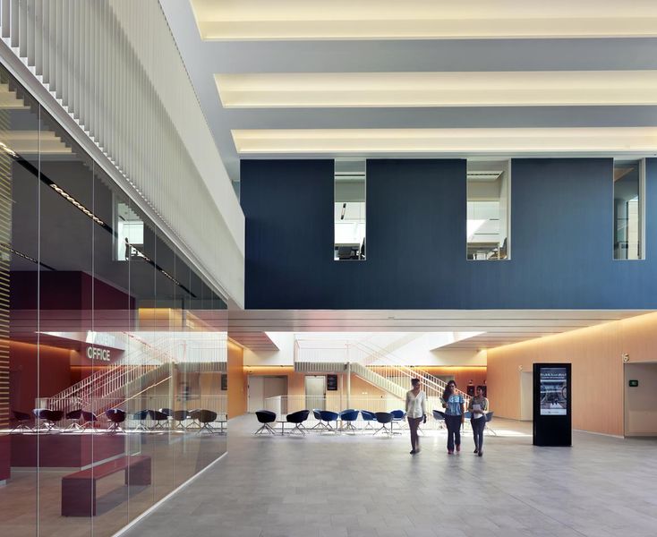 Humanitas University Campus interiors. Photo: Andrea Martidonna