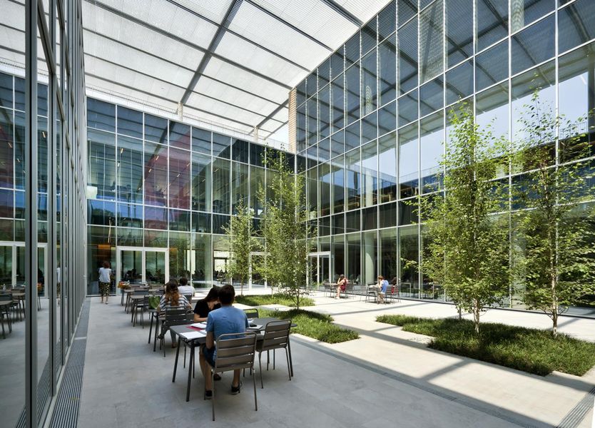 Humanitas University Campus interiors. Photo: Andrea Martidonna