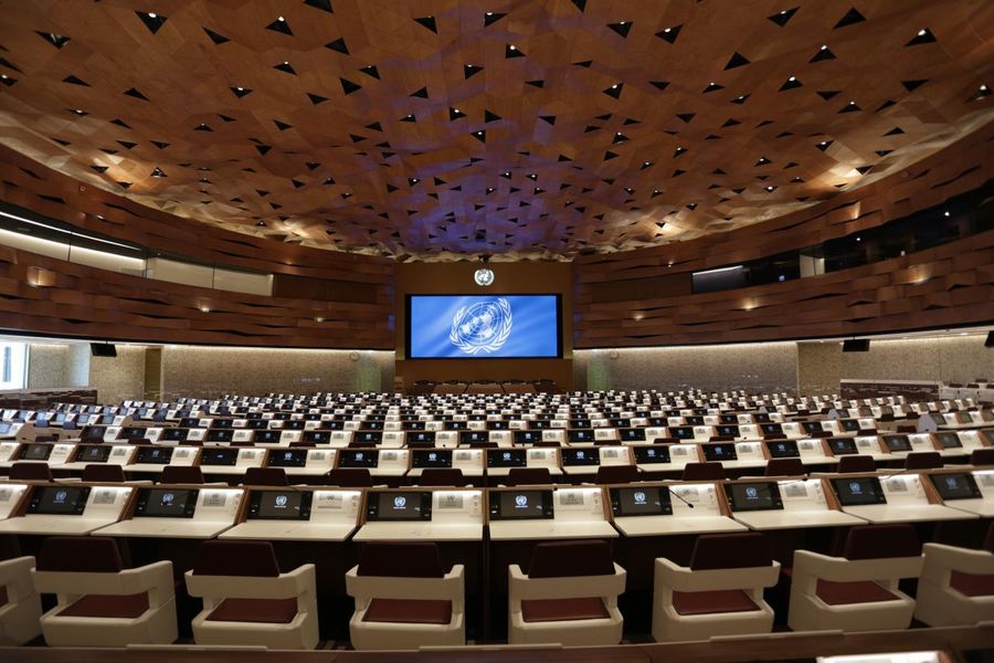 Sala XIX delle Nazioni Unite a Ginevra