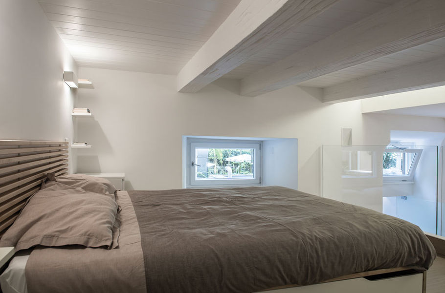 Il soppalco e il soffitto ligneo